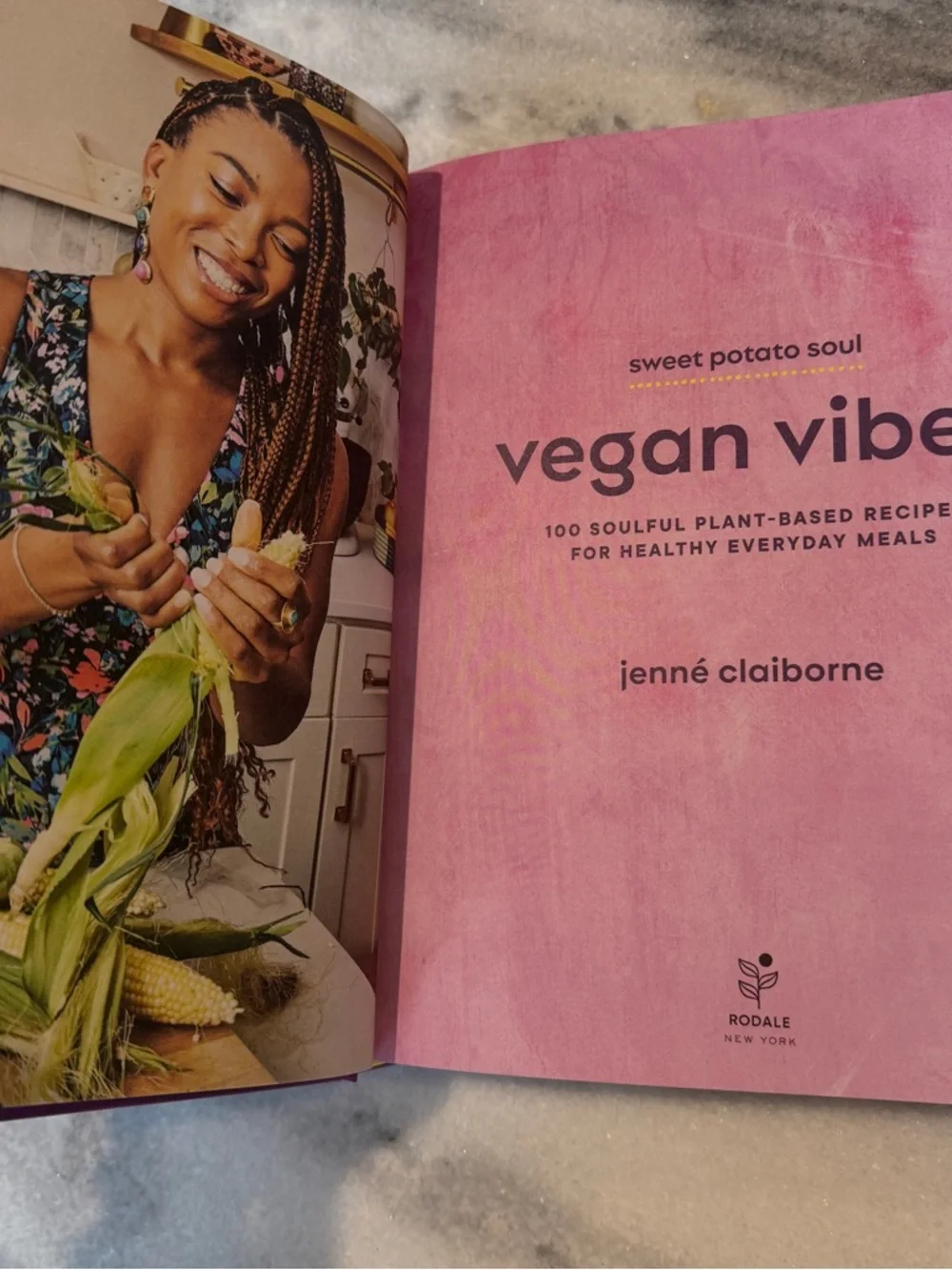 Sweet Potato Soul Vegan Vibes Cookbook Hardcover Jenné Claiborne Soulful Recipes
